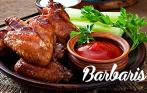 Скидка 30% на меню и 50% на бар в кафе Barbaris. Восточная и европейская кухня в одном месте. Живая музыка по выходным!