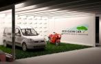 Скидка 50% на комплексную химчистку салона легкового автомобиля паром и мойку кузова + чернение шин от автомойки нового поколения EcoCleanCar
