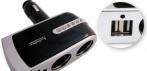 На разветвитель гнезда прикуривателя (+ USB-порт)
