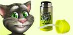 На спортивную флягу с котом из Talking Tom из нержавеющей стали объемом 350 мл!