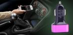 На трехпортовое портативное зарядное USB-устройство для автомобиля