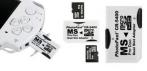 На адаптер для ДВУХ карт памяти MS Pro Duo PSP Card Dual 2 Slot