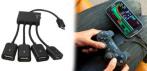На OTG-разветвитель для смартфона 4 Port Micro USB