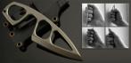 На скелетный нож Boker с титановым покрытием