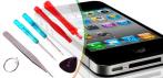 На профессиональный набор инструментов для ремонта iPhone, iPad, iPod.