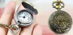 На винтажные карманные часы с амурчиком