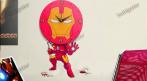 Часы настенные «Iron Man» 935 руб. вместо 1950 руб. СКИДКА 52%. Купон -  0 руб !!!