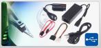 На USB 2.0 и 3.0 кабель-переходники. Подключить любой винчестер по ЮСБ - легко!