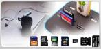 На универсальный картридер для флешек формата USB/MS/SD/MMC/M2/Micro SD. Высокая скорость работы!