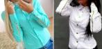 На стильную женскую рубашку с молниями на рукавах (3 цвета)