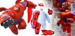 На игрушку робот Baymax со съёмными доспехами