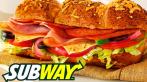 Все напитки и сэндвичи Subway со скидкой 30%.