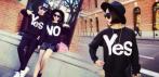 На стильные молодёжные толстовки Unisex «YES или NO»