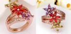 На восхитительное позолоченное кольцо (18k)