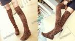 Грациозные сапоги-чулки женские 
