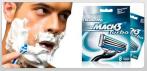 На упаковку сменных лезвий Gillette Mach3 Turbo (8 шт).