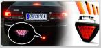 На дополнительный светодиодный стоп-сигнал для автомобиля.