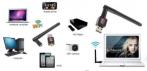 На USB wi-fi адаптер 802 11n/g/b 150 Мбит с мощной антенной
