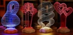 На 3D-ночники с регулировкой яркости