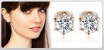 На серьги-гвоздики с кристаллами Swarovski. Бриллиантовые искорки на твоих ушках!