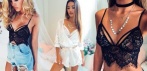 На сексуальное кружевное бюстье 