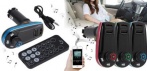 На автомобильный Bluetooth Fm-передатчик Mp3-плеер + двойное зарядное устройство