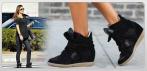 На знаменитые кроссовки Isabel Marant.