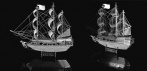 На металлический 3D пазл-конструктор «Черная жемчужина»