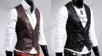 Мужской кожаный жилет (D&G style) 1255 руб. вместо 2450 руб. СКИДКА 49%. Купон - 0 руб !!!
