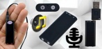 На миниатюрное устройство 3в1: диктофон-флешка-МР3 плеер 8GB