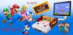 На самую популярную игровую приставку 90х годов Dendy 8 bit
