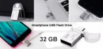 На флеш-накопитель на 32 GB в металлическом корпусе