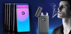 На стильную ветрозащитную аккумуляторную плазменную USB  зажигалку