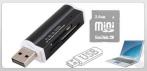 На миниатюрное USB-устройство для чтения карт памяти. Картридер у вас в кармане!