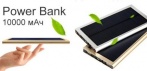 На мощный Power Bank10000 мАч с чувствительными солнечными батареями 2usb