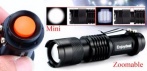 На компактный ультраяркий регулируемый фонарик 2000 Люмен CREE LED