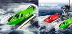 На высокоскоростной (45 км/ч) радиоуправляемый RC катер от Wltoys WL915 2
