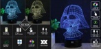 На космический ночник-светильник 3D USB Led Light Дарт Вейдер Star Wars (7 режимов цвета)!