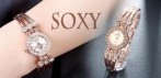 На воздушные утонченные позолоченные часики SOXY