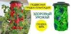 На подвесная грядка плантация Здоровый Урожай – грядка, которую можно подвесить где угодно!