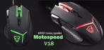 На профессиональную игровую мышь Motospeed V18 RGB 4000 точек/дюйм