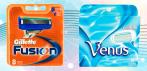 Кассеты для мужских или женских бритвенных станков Gillette Mach3, Gillette Fusion и Gillette Venus. Выгодно.
