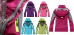 На женскую спортивную ветровку Tech Fleece softshell wateroproof куртка 3 in 1