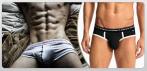 На две пары мужских трусов - копии моделей из дизайнерской линейки Andrew Christian!