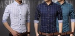 На стильные классические мужские рубашки Slim Fit на выбор