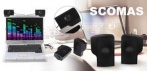 На USB стерео динамики-саундбар для ноутбуков