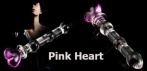 На фигурный стеклянный фаллоимитатор Pink Heart