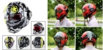 На стильные мотоциклетные шлемы  Soman Ironman