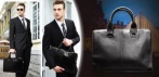 На кожаный мужской портфель для ноутбука 13