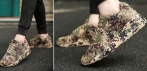 На стильные лёгкие кроссовки весна–лето (Unisex) защитного цвета